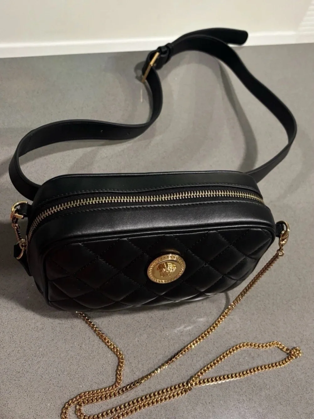 Versace compact quilted
